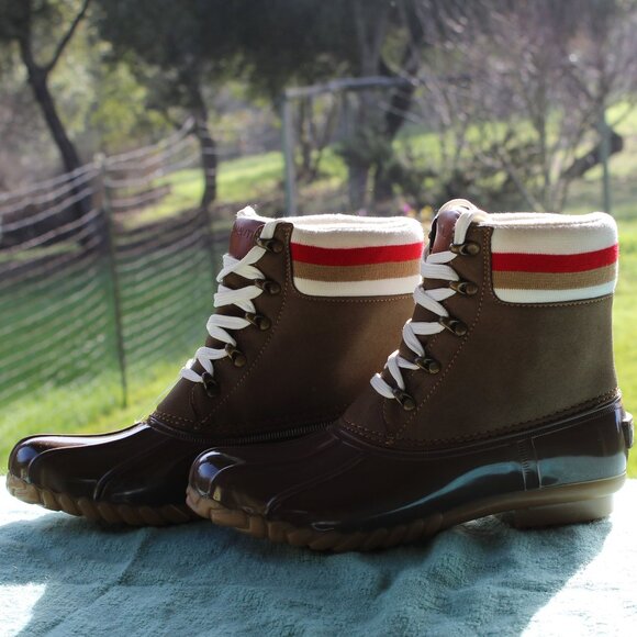 NAUTICA Women's Insulated Waterproof Duck Boots Size 9 NEW - Picture 6 of 14